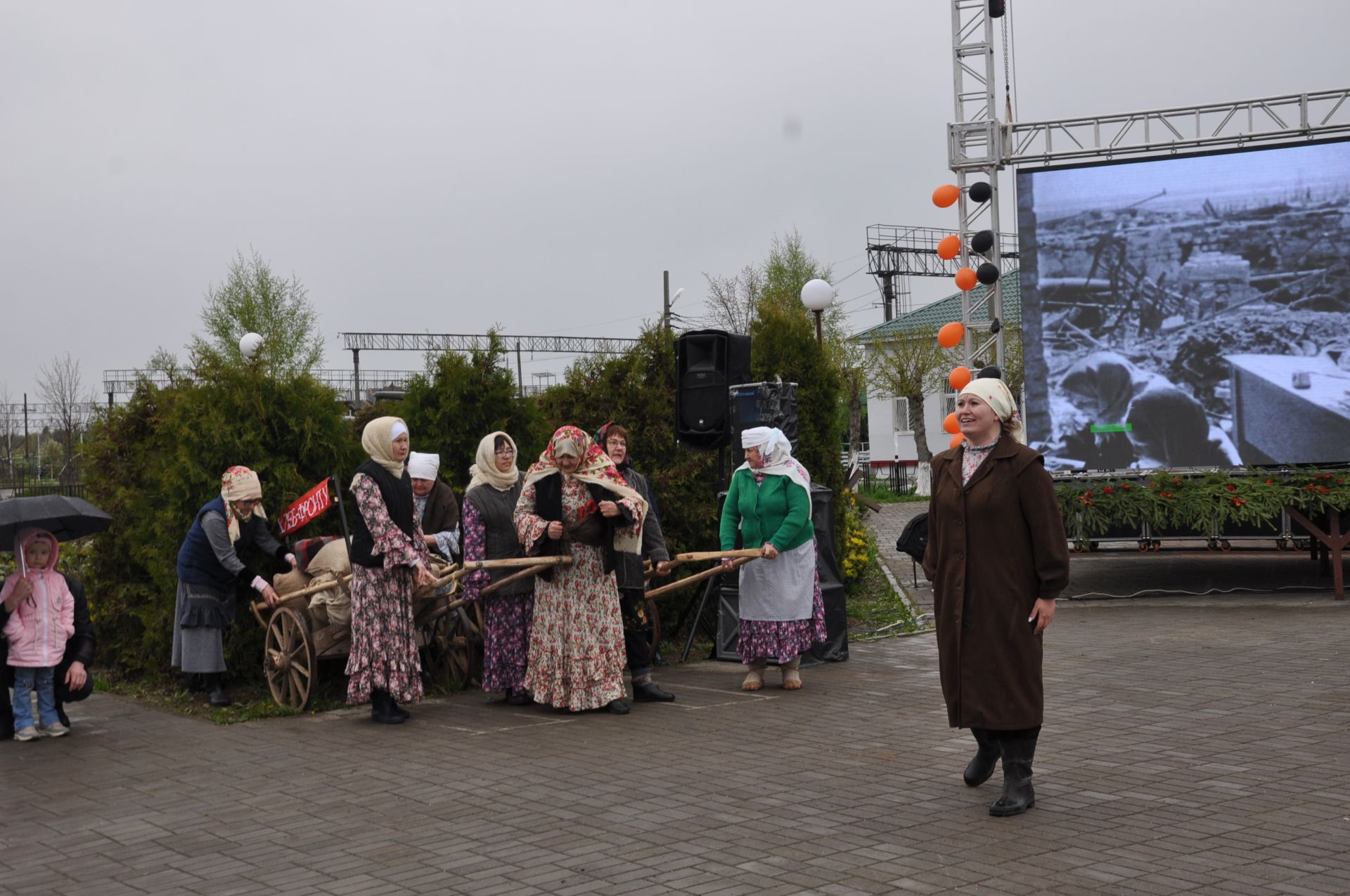 Җиңү көненә багышланган  парад һәм бәйрәм митингы Шәмәрдәндә дә  тантаналы шартларда үтте