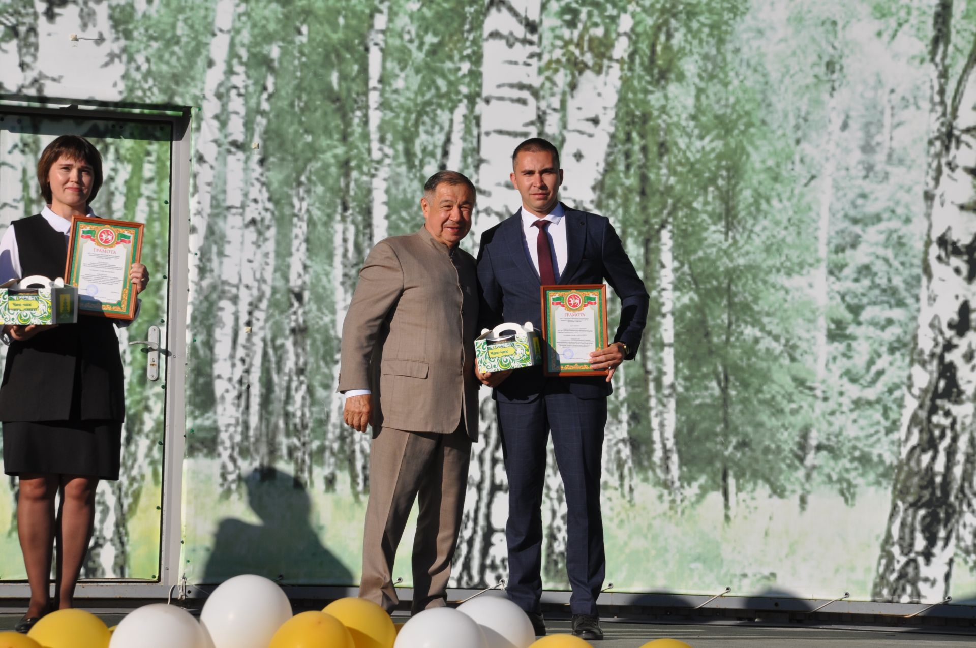 Сабада фән олимпиадасы җиңүчеләрен хөрмәтләделәр
