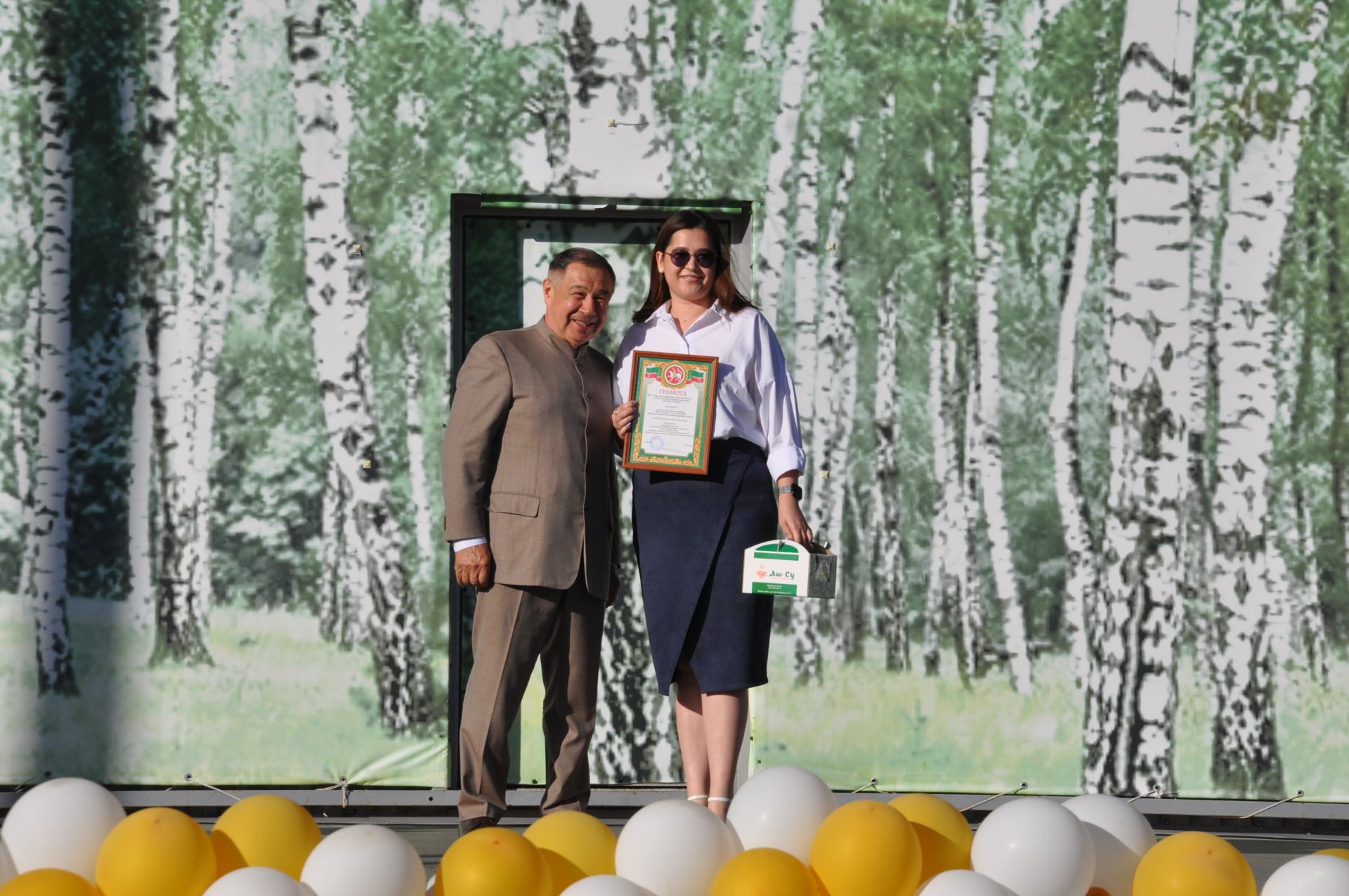 Сабада фән олимпиадасы җиңүчеләрен хөрмәтләделәр