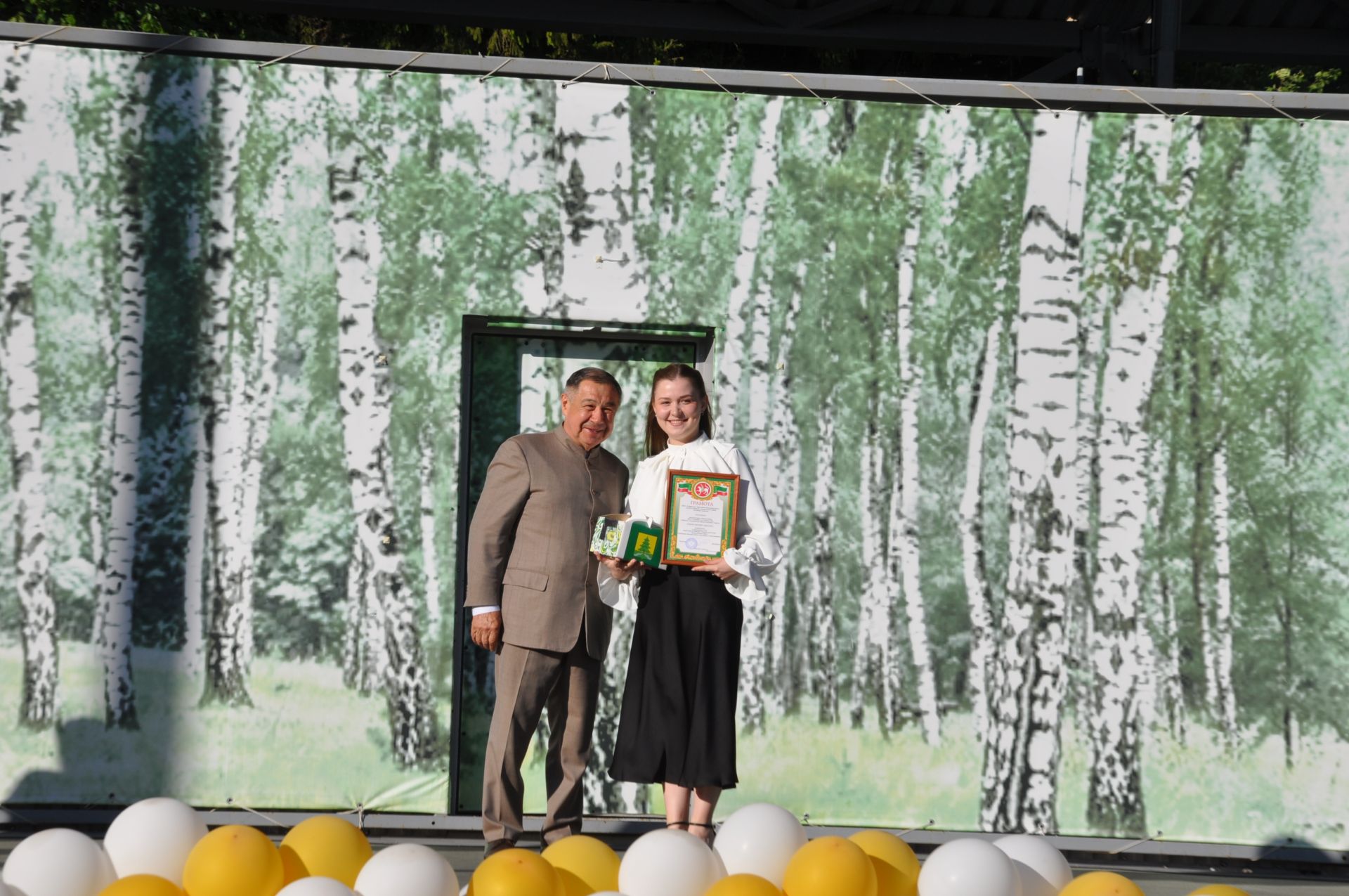 Сабада фән олимпиадасы җиңүчеләрен хөрмәтләделәр