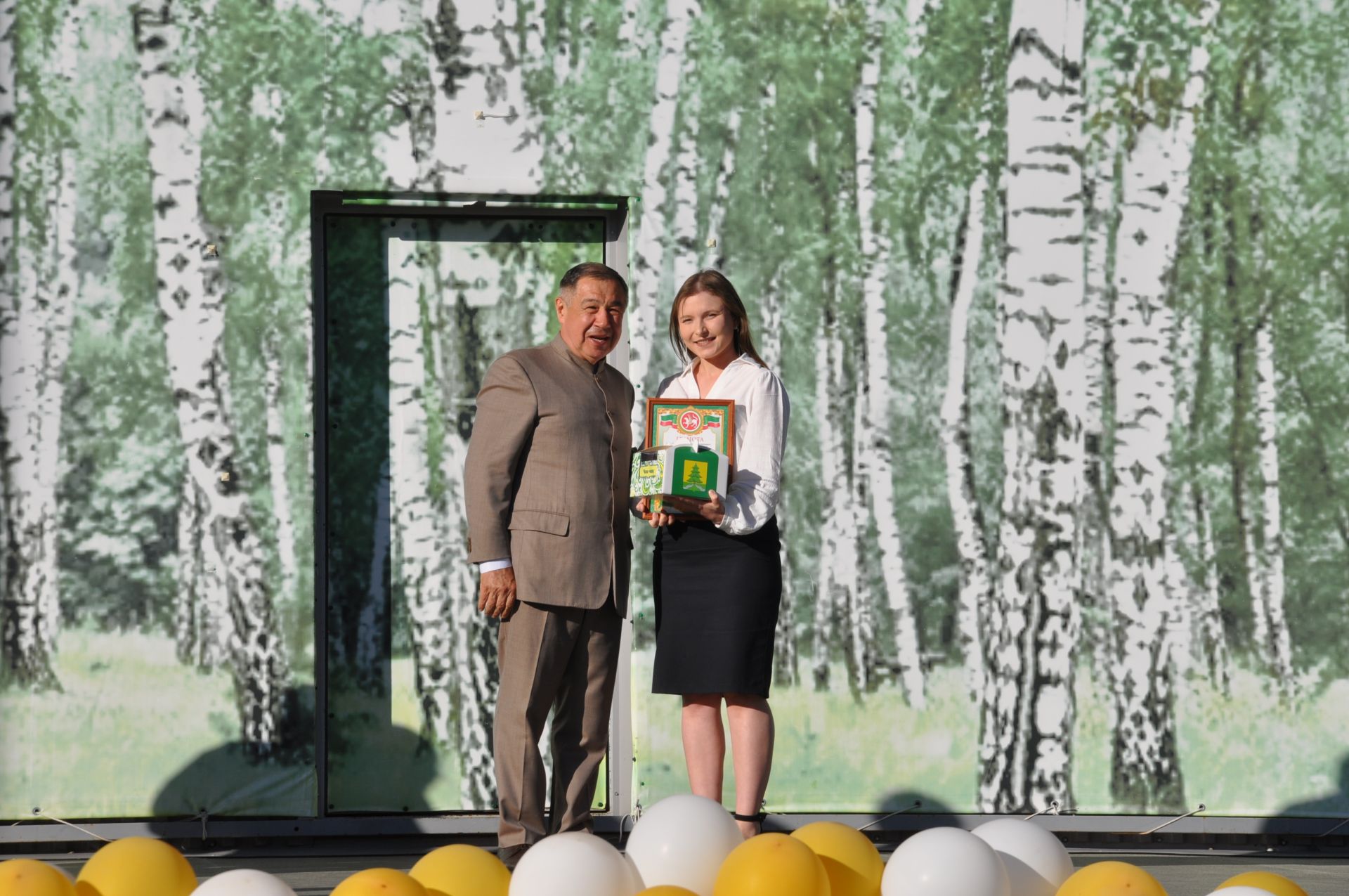 Сабада фән олимпиадасы җиңүчеләрен хөрмәтләделәр