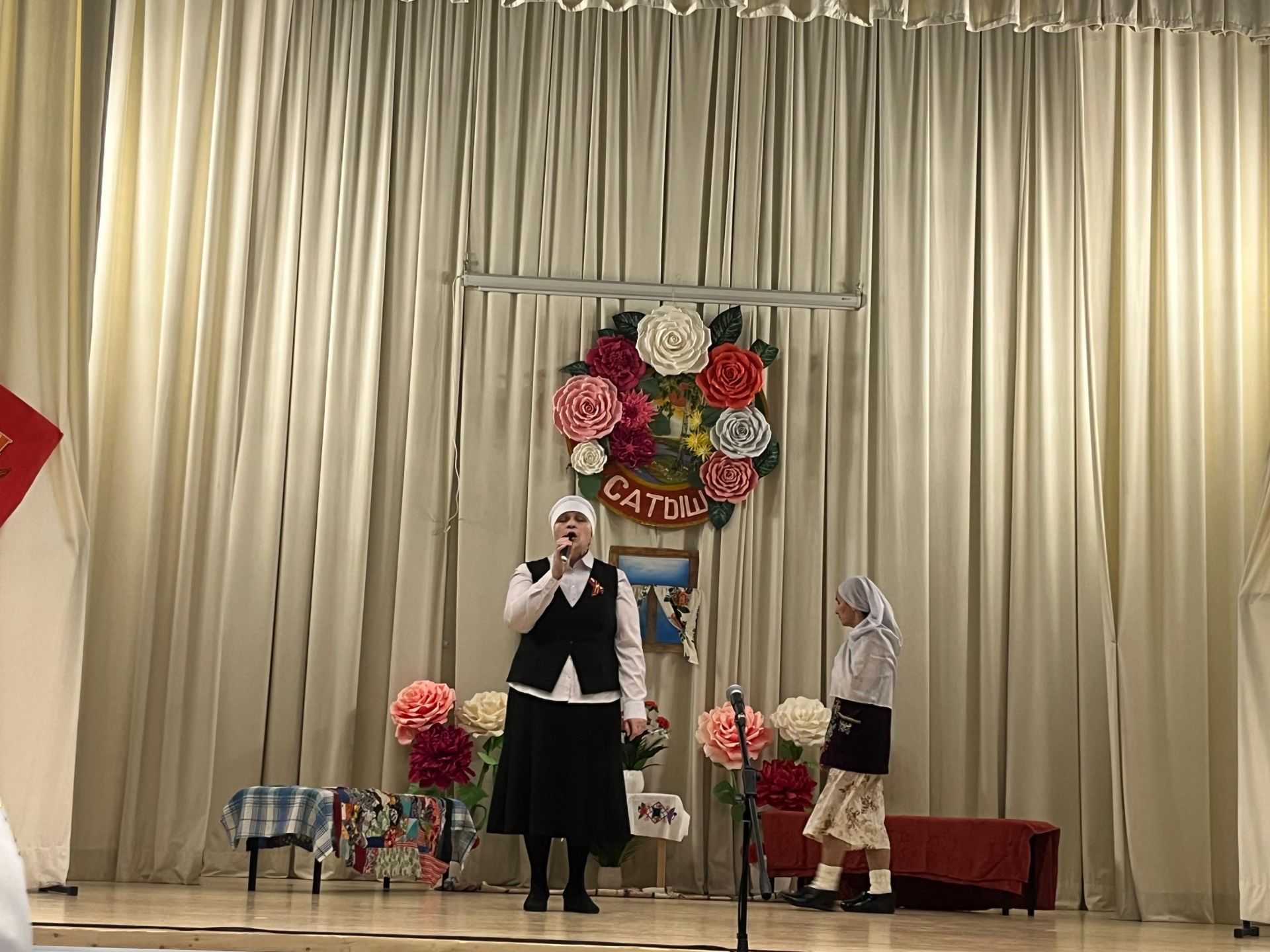 Сатыш авылында Җиңү бәйрәме алдыннан митинг һәм бәйрәм концерты узды