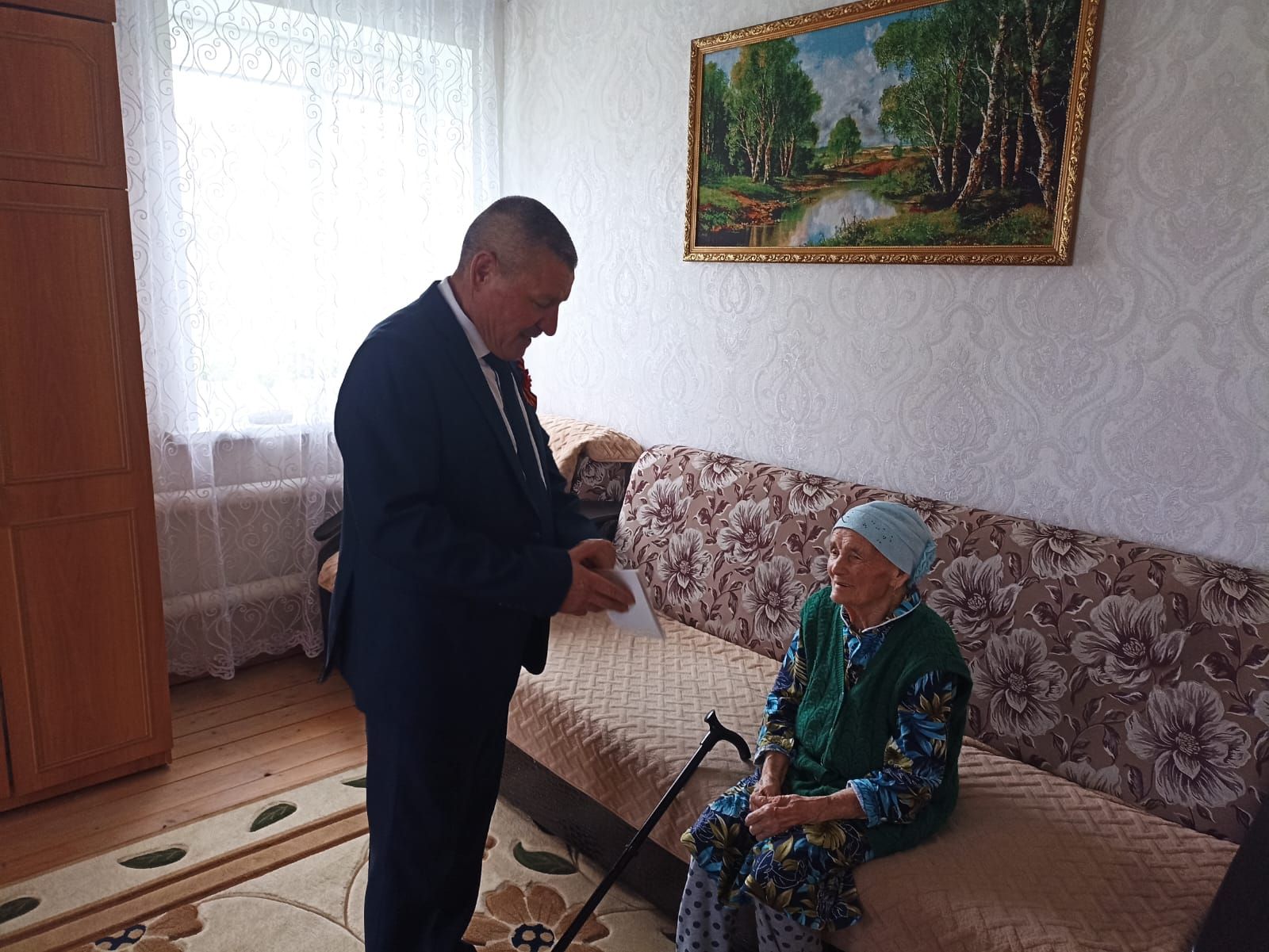Югары Симет авылында Җиңү көненә багышланган митинг узды