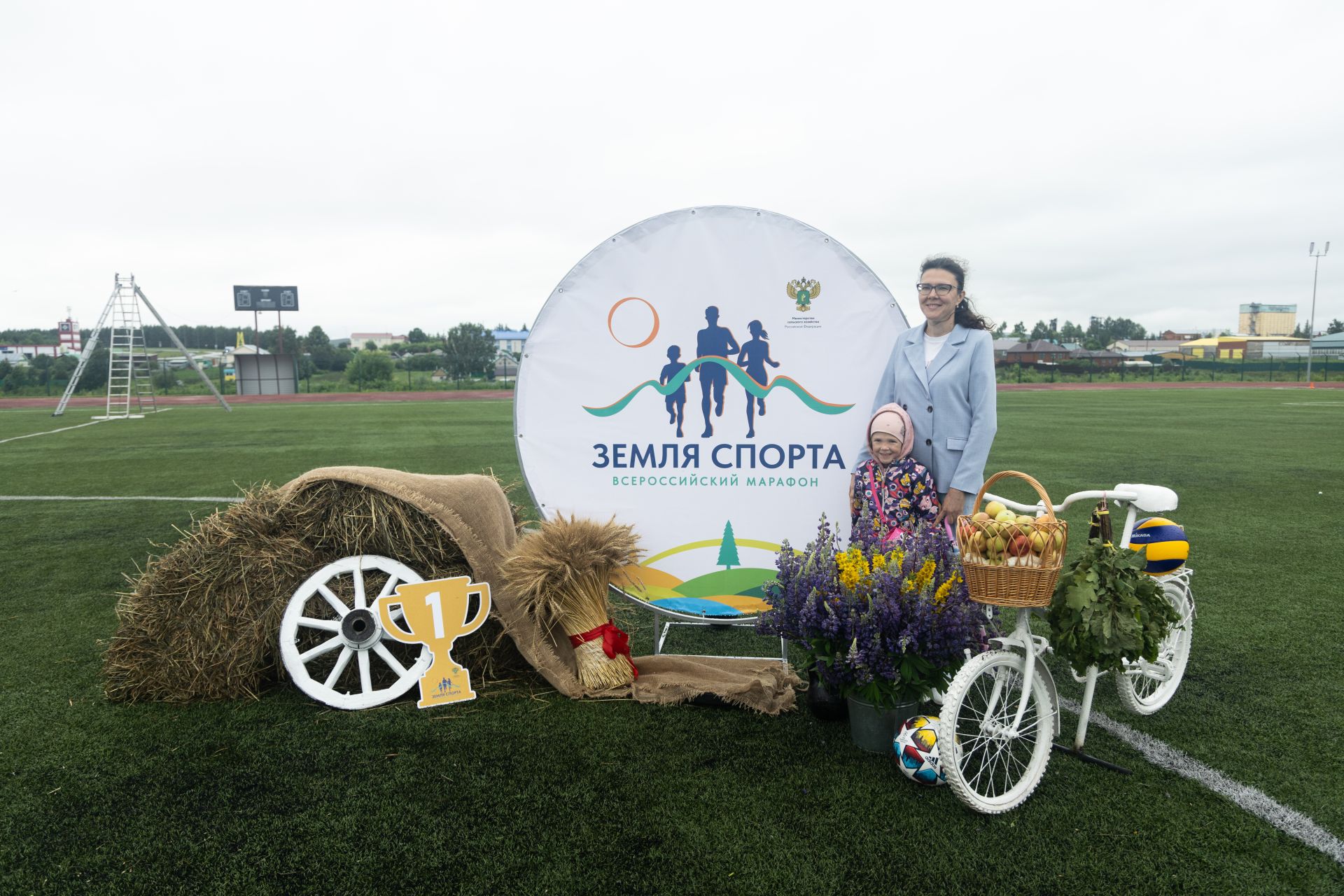 Сабада «Спорт җире - 2025» Бөтенроссия спорт һәм сәламәт яшәү рәвеше марафоны ярышка 300дән артык һәвәскәр спортчыны җыйды