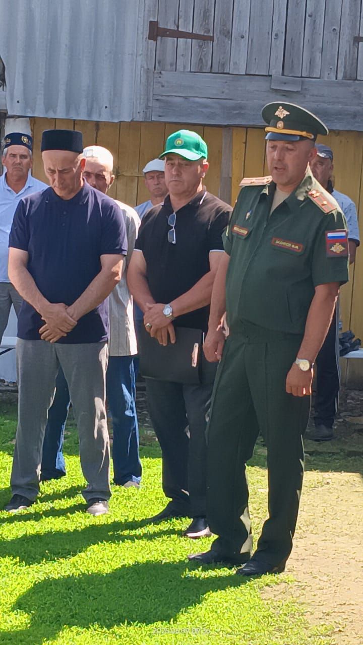 Районыбыз тагын бер батыр улын соңгы юлга озатты