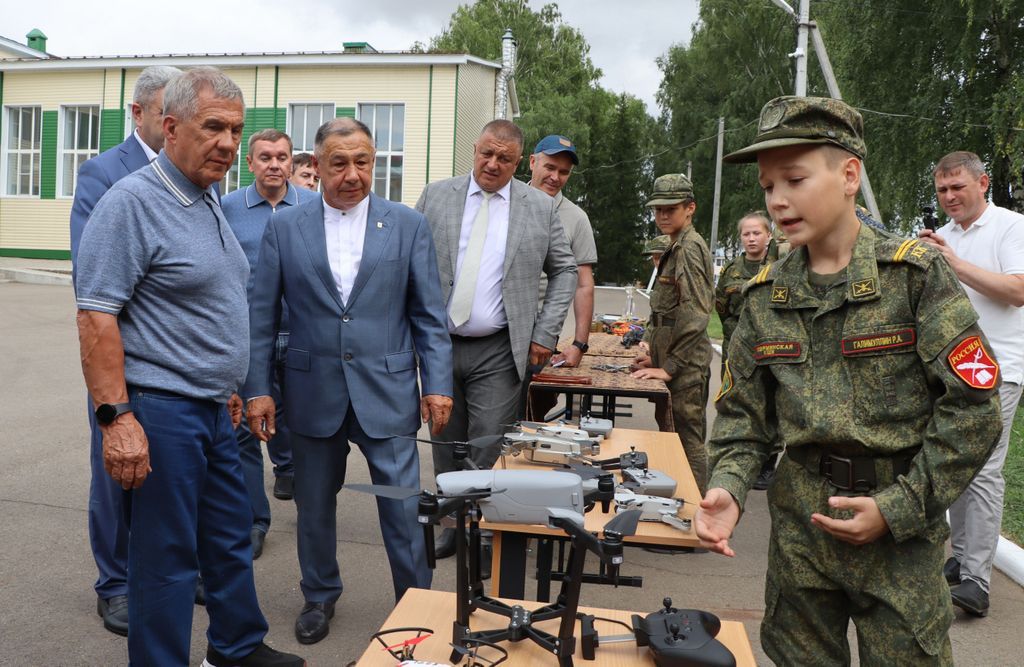 Татарстан Республикасы Рәисе  Рөстәм Миңнеханов Саба  районында булды
