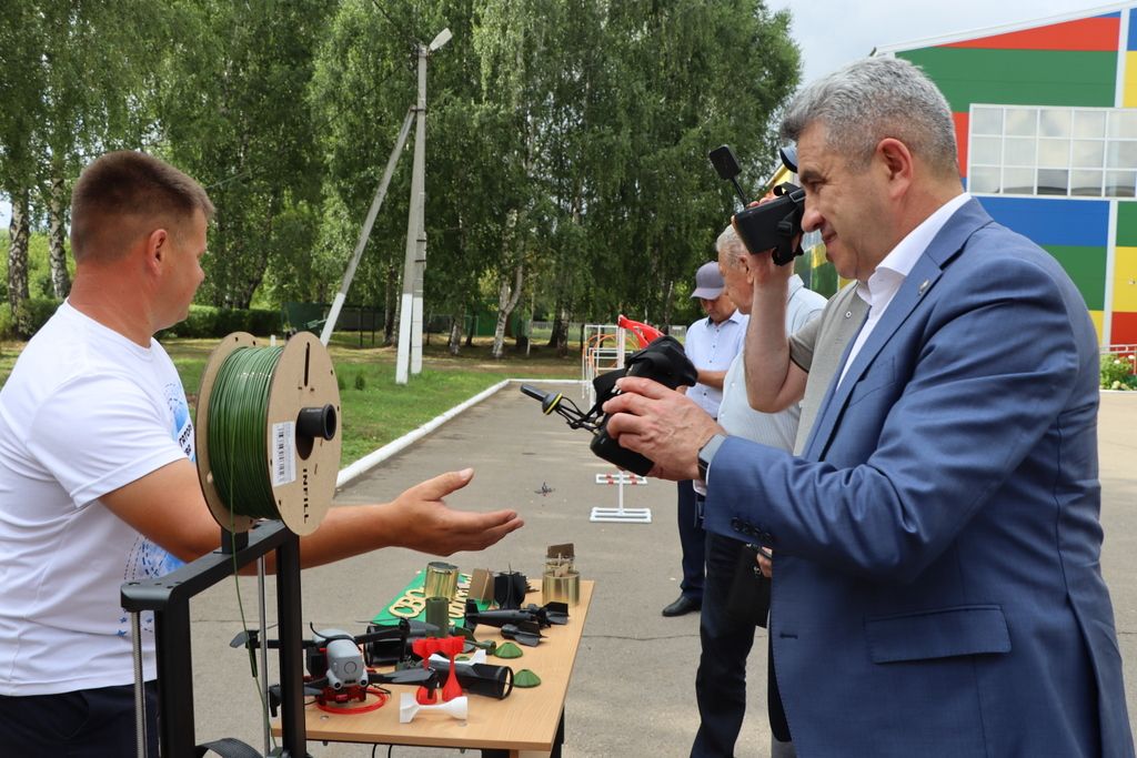 Татарстан Республикасы Рәисе  Рөстәм Миңнеханов Саба  районында булды