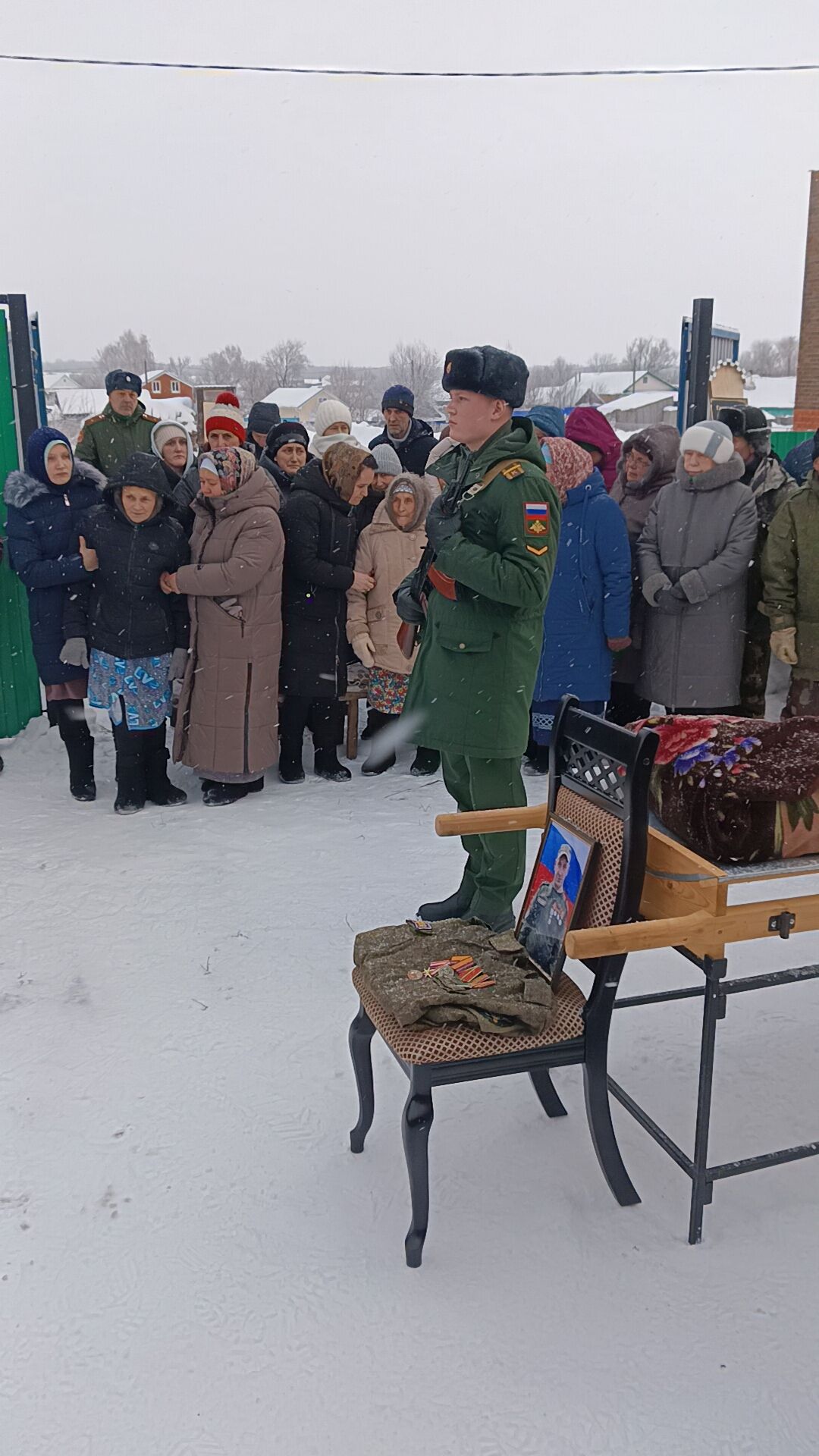 Бүген районыбыз тагын бер асыл улын соңгы юлга озатты