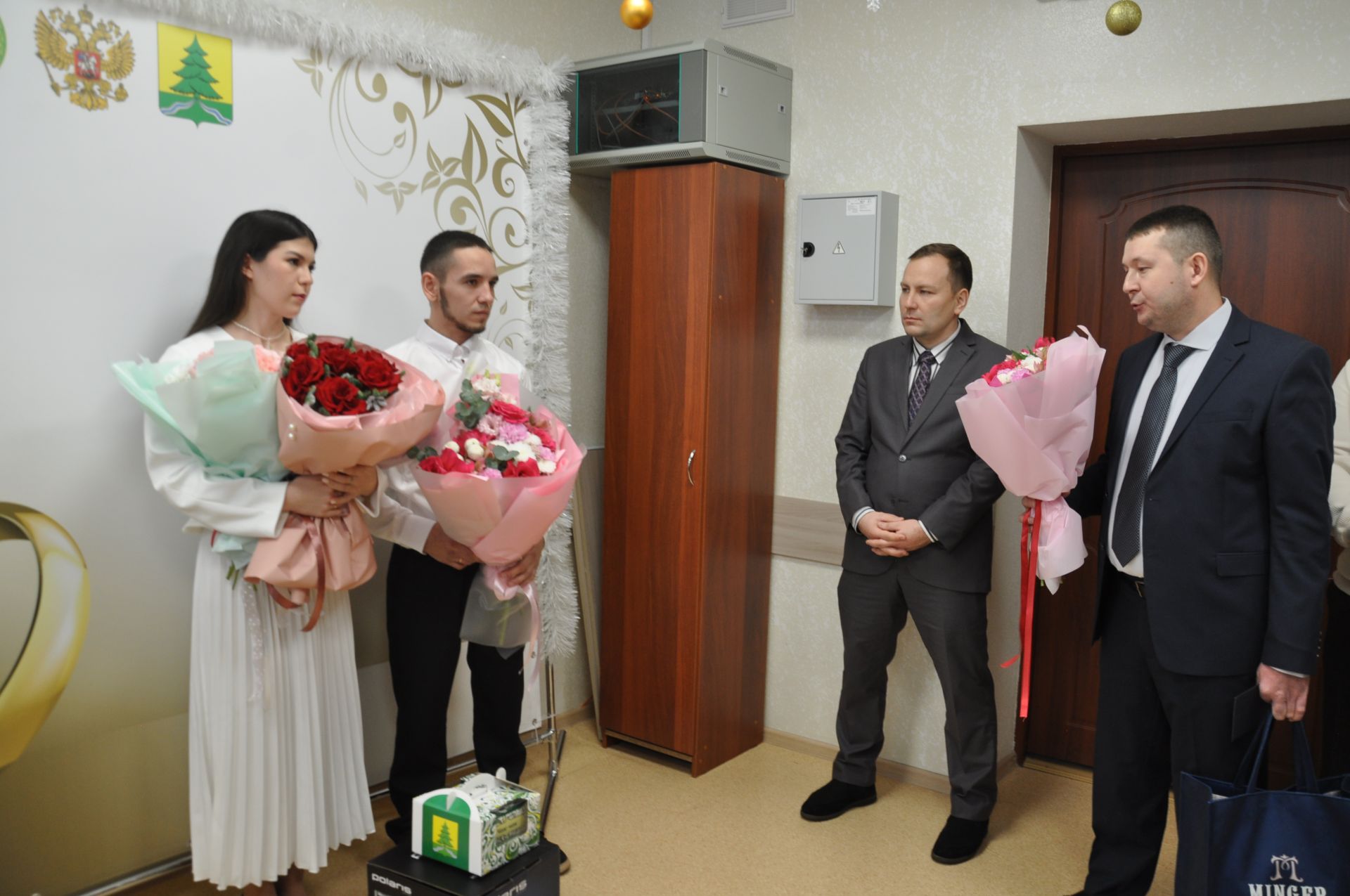 Сабада Яңа елның беренче пары язылышты