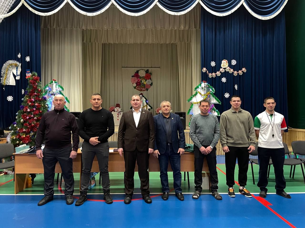 Сатыш авылы мәдәният йортында көрәш буенча Яңа Ел турниры узды