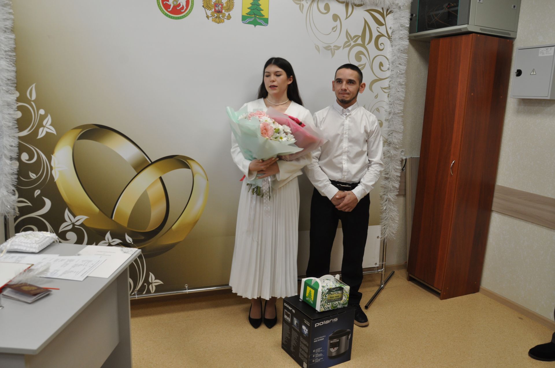 Сабада Яңа елның беренче пары язылышты