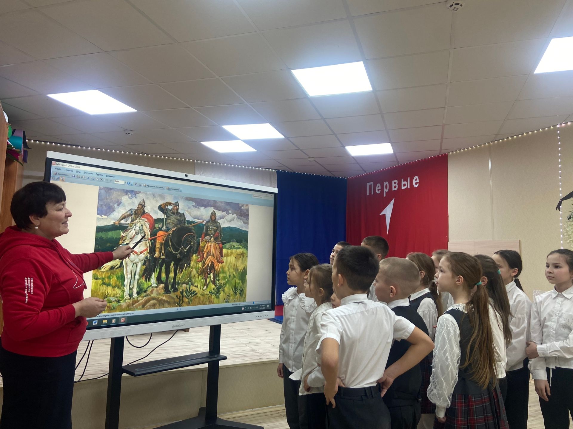 Явлаштау урта гомуми белем бирү мәктәбе укучылары Бөтенроссия «Музейлар эше» акциясенә катнаштылар