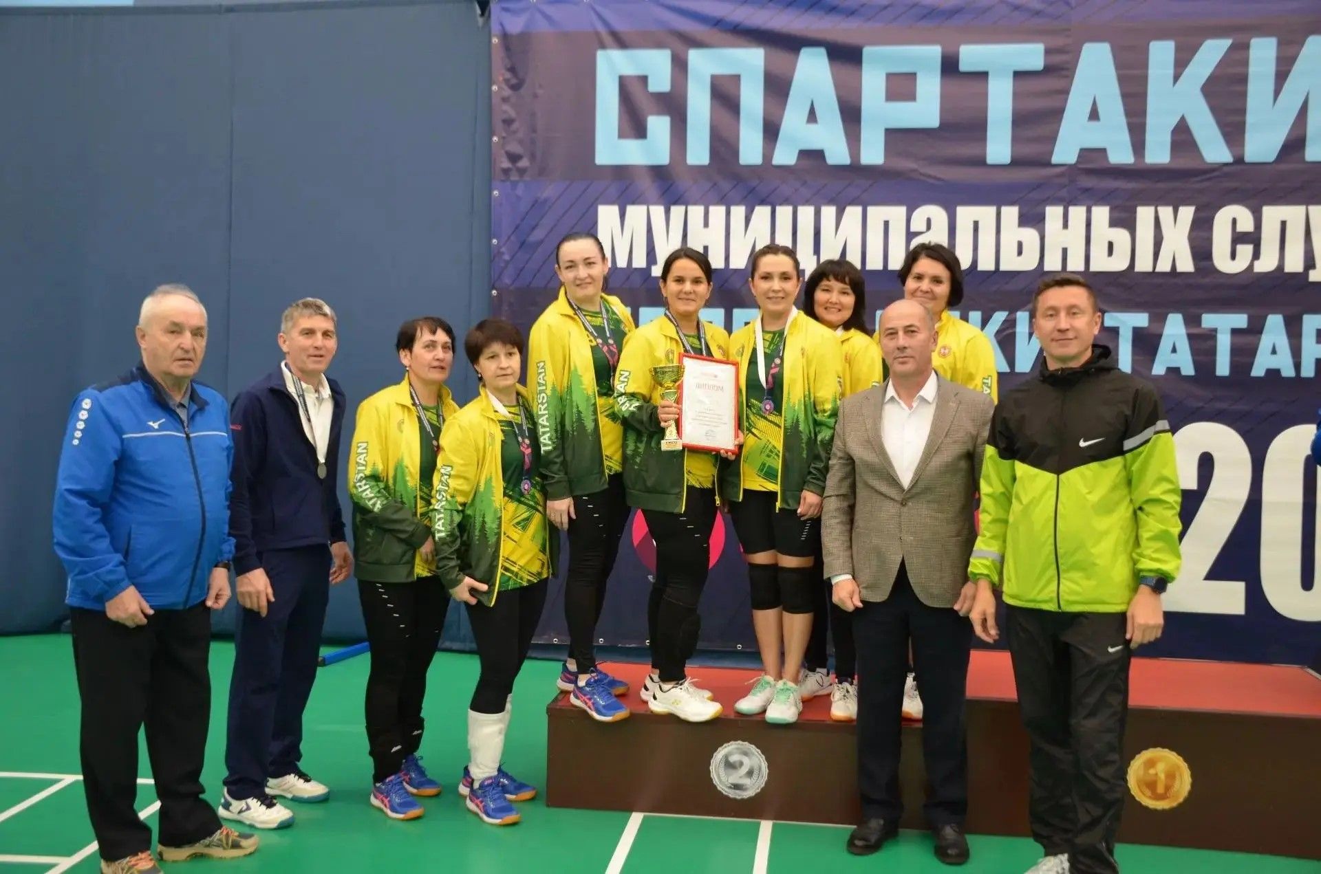 Сабада муниципаллар өчен волейбол ярышлары узды