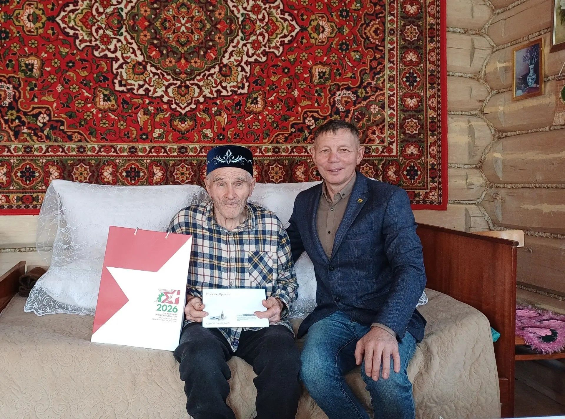 Олы Кибәчедә яшәүче тыл ветераны Мөхәммәтгали Шәвәлиевны 96 яшь тулуы белән котладылар