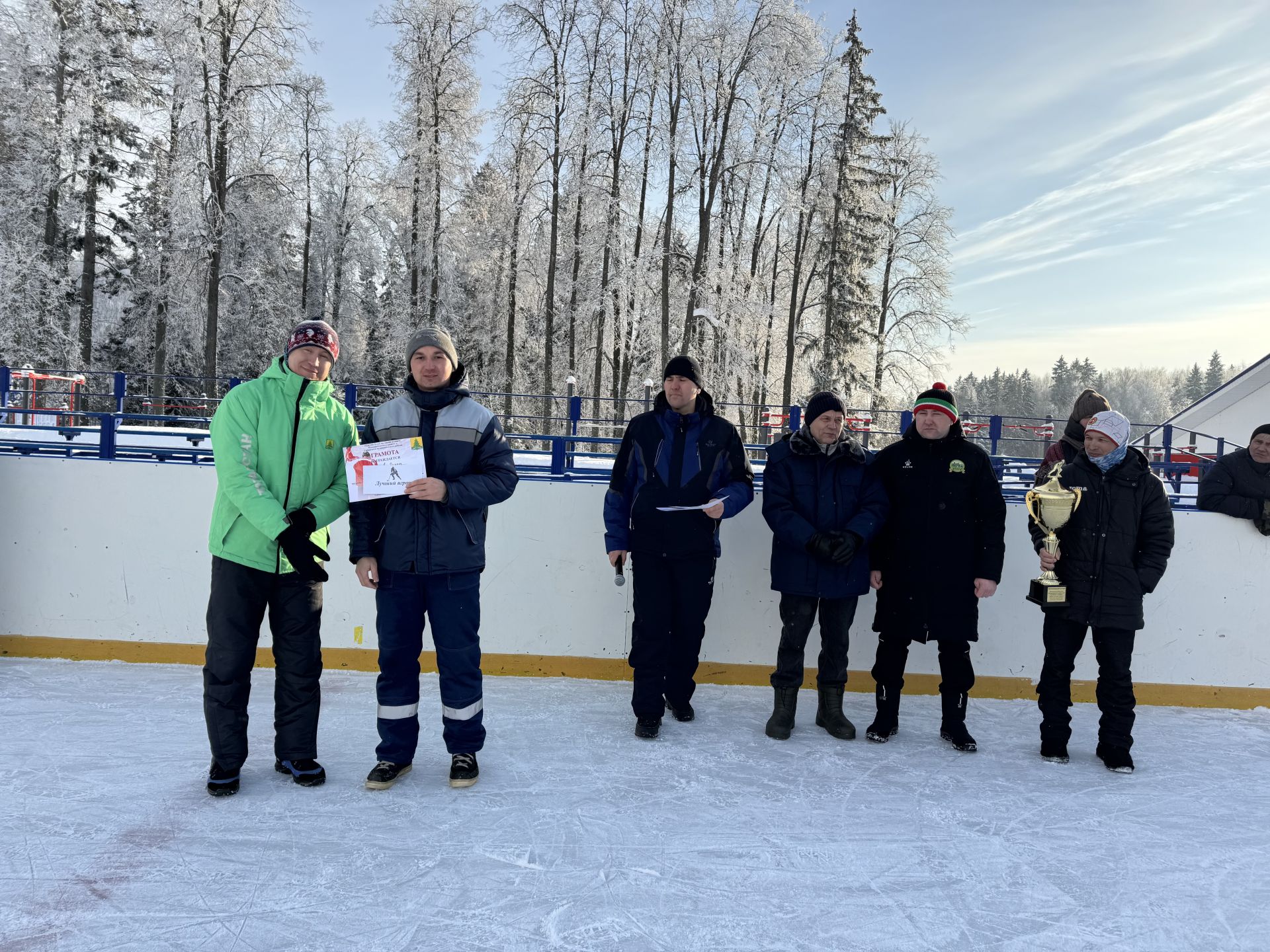 Алкалы хоккей буенча район чемпионаты финалы җиңүчеләре билгеле булды