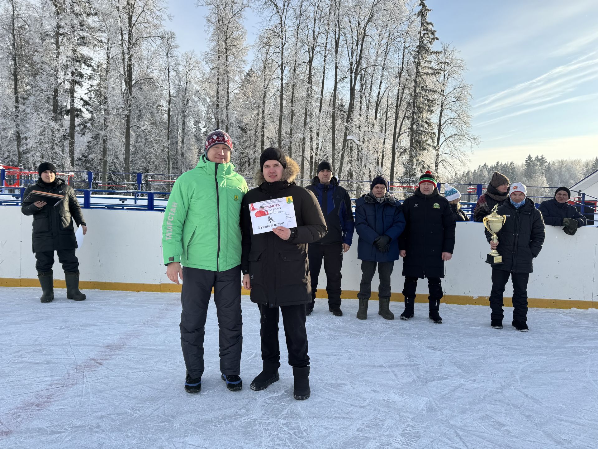 Алкалы хоккей буенча район чемпионаты финалы җиңүчеләре билгеле булды