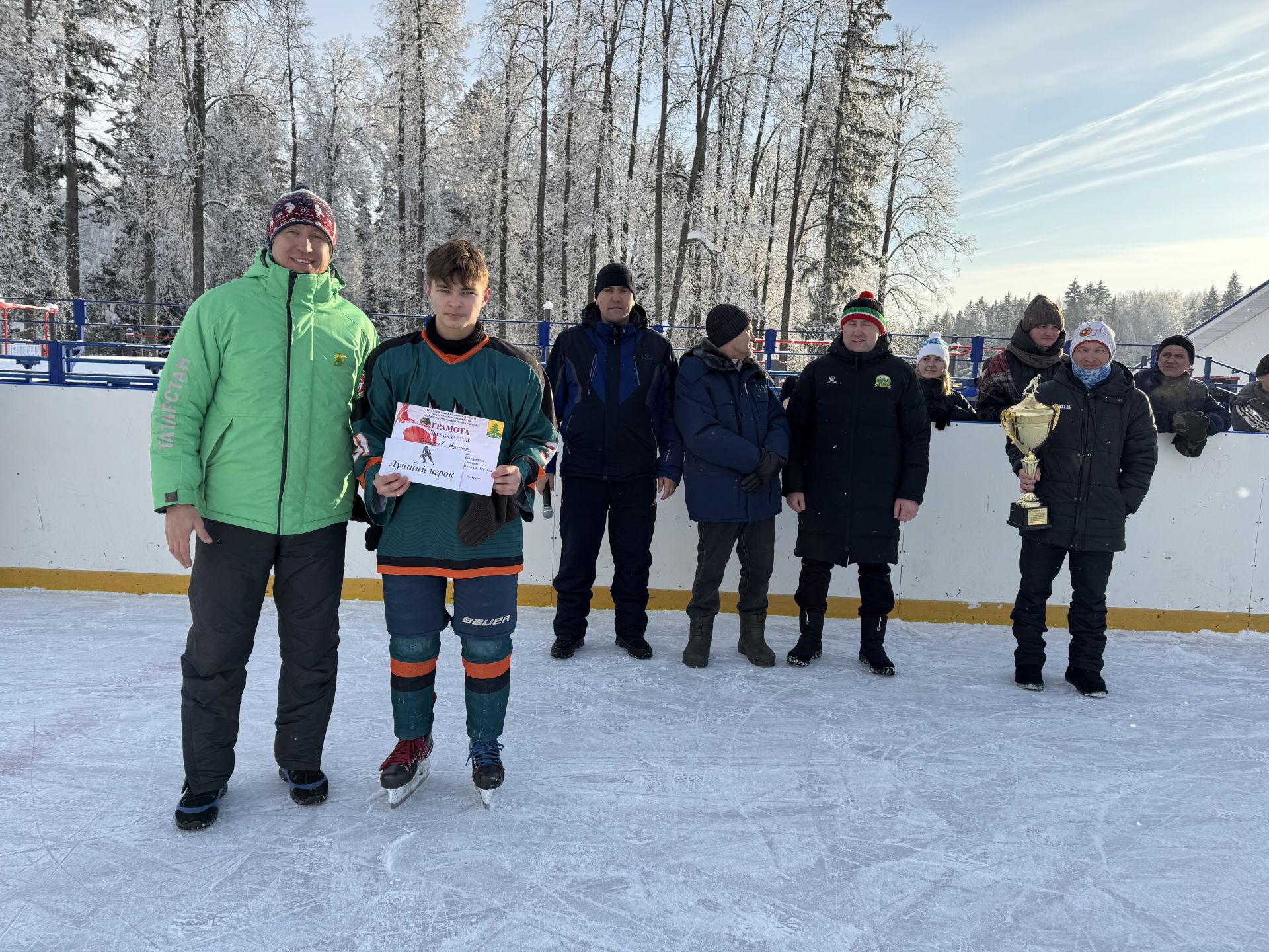 Алкалы хоккей буенча район чемпионаты финалы җиңүчеләре билгеле булды