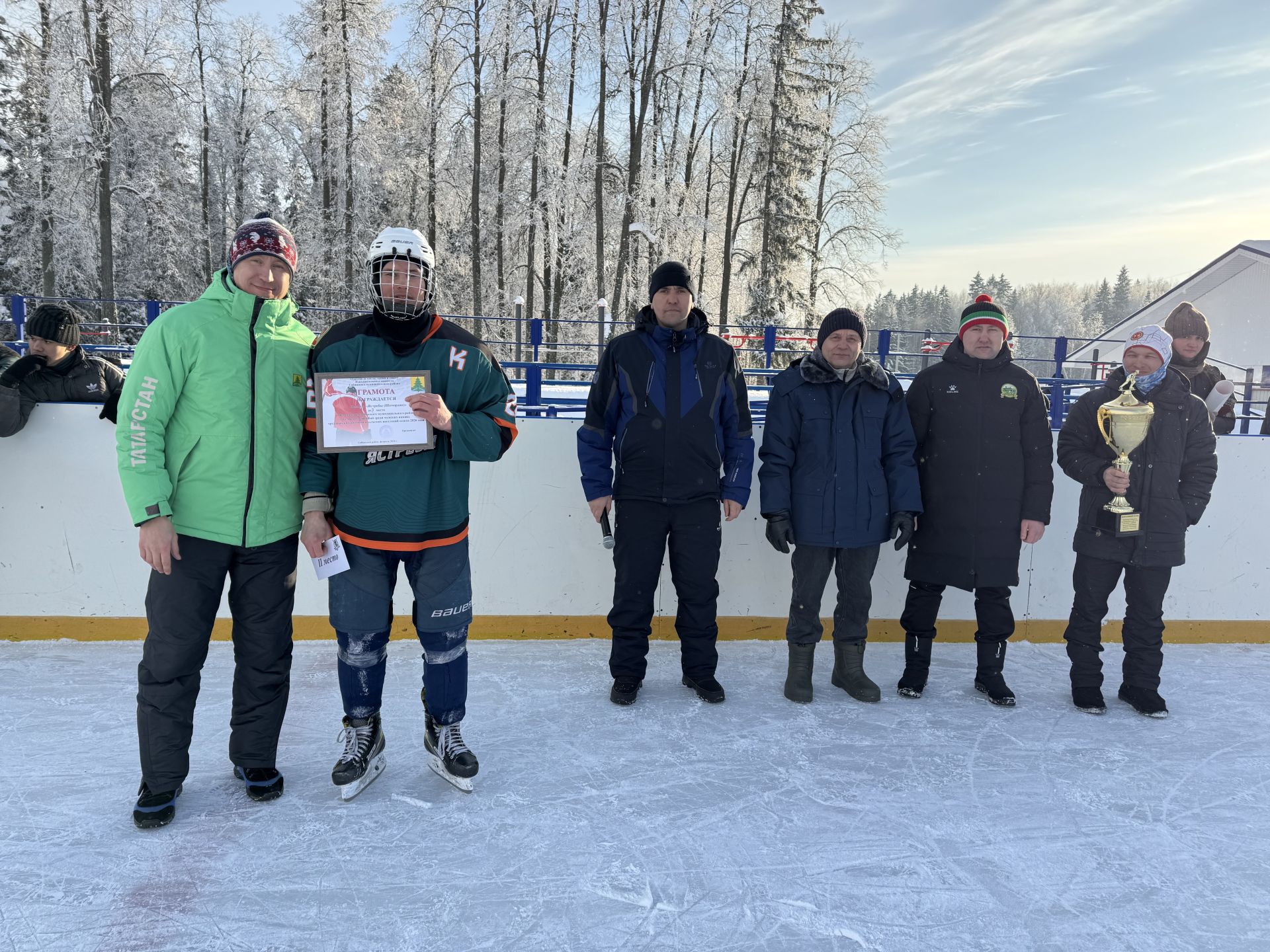 Алкалы хоккей буенча район чемпионаты финалы җиңүчеләре билгеле булды
