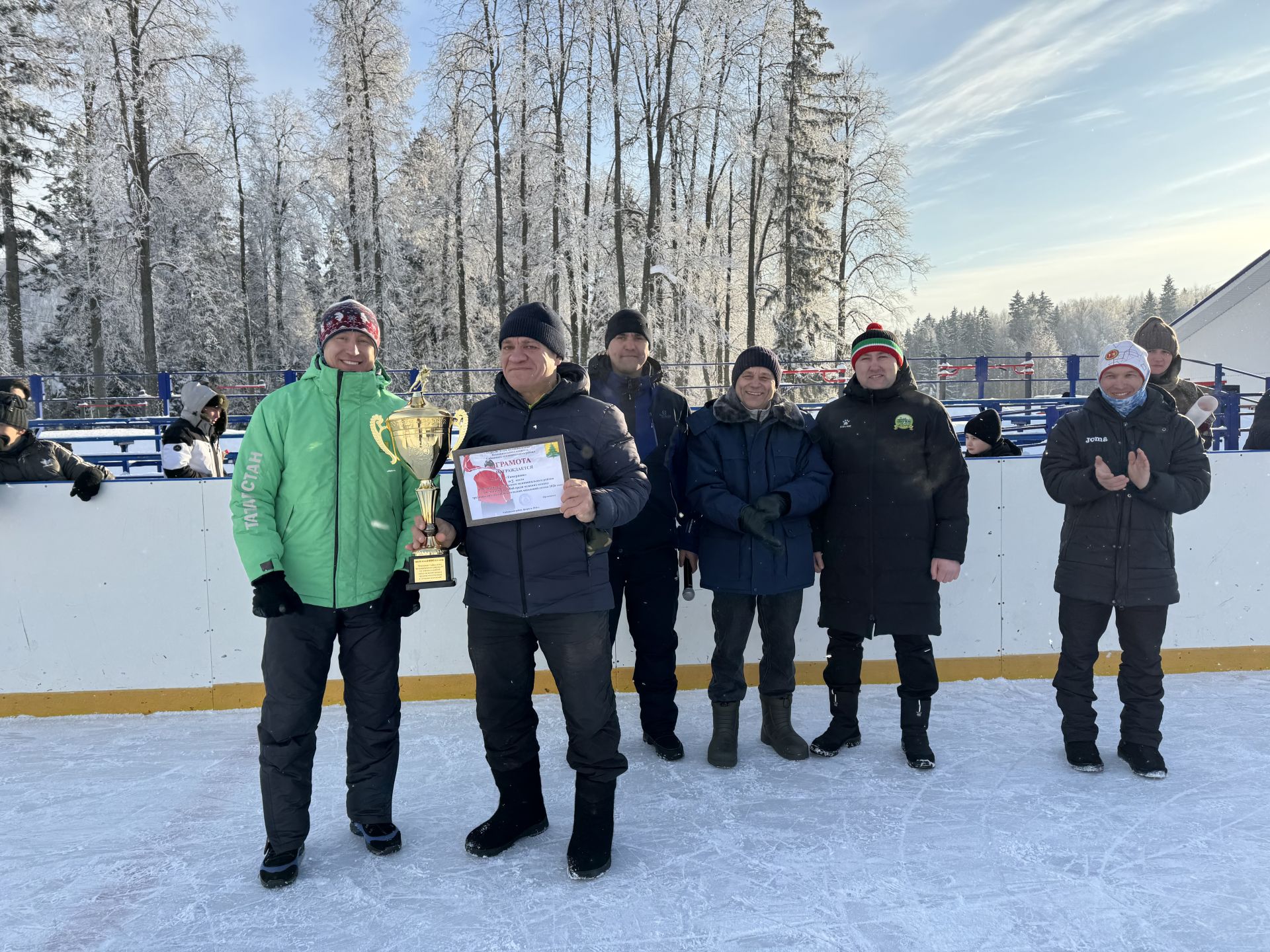 Алкалы хоккей буенча район чемпионаты финалы җиңүчеләре билгеле булды