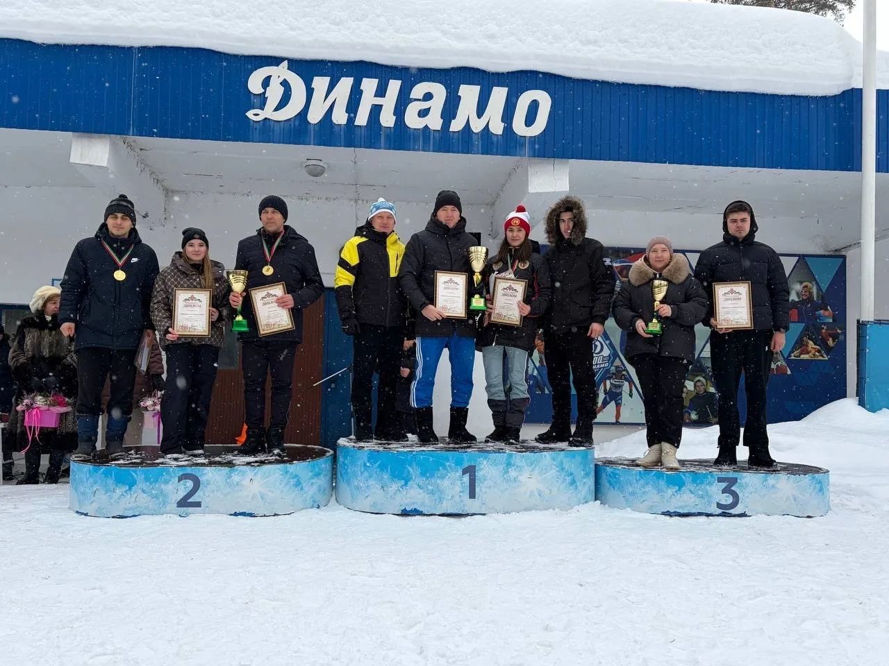 Районыбыз полиция хезмәткәрләре – иң җитез чаңгычылар һәм төз атучылар