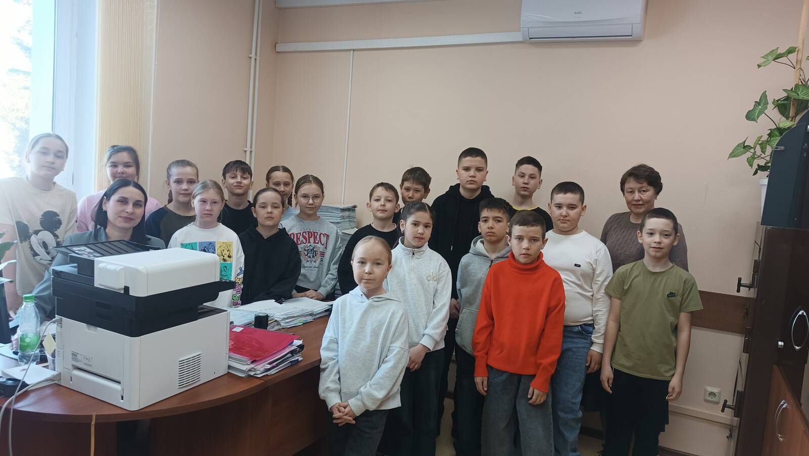 Район Башкарма комитетында Саба гимназиясе укучылары экскурсиядә булды