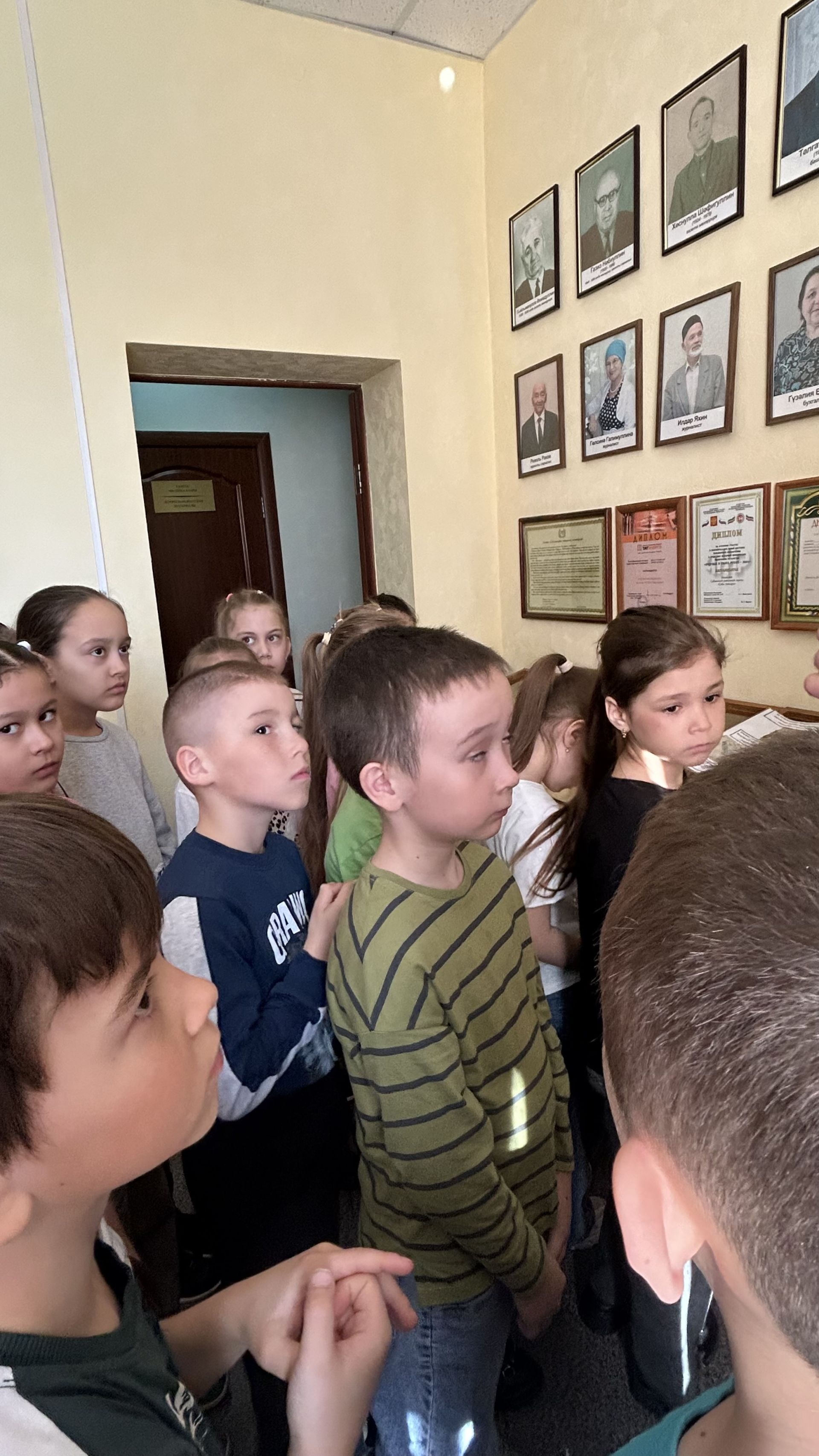 Ш.З.Зиннуров исемендәге Сатыш урта мәктәбе укучылары «Саба таңнары» редакциясендә экскурсиядә булдылар