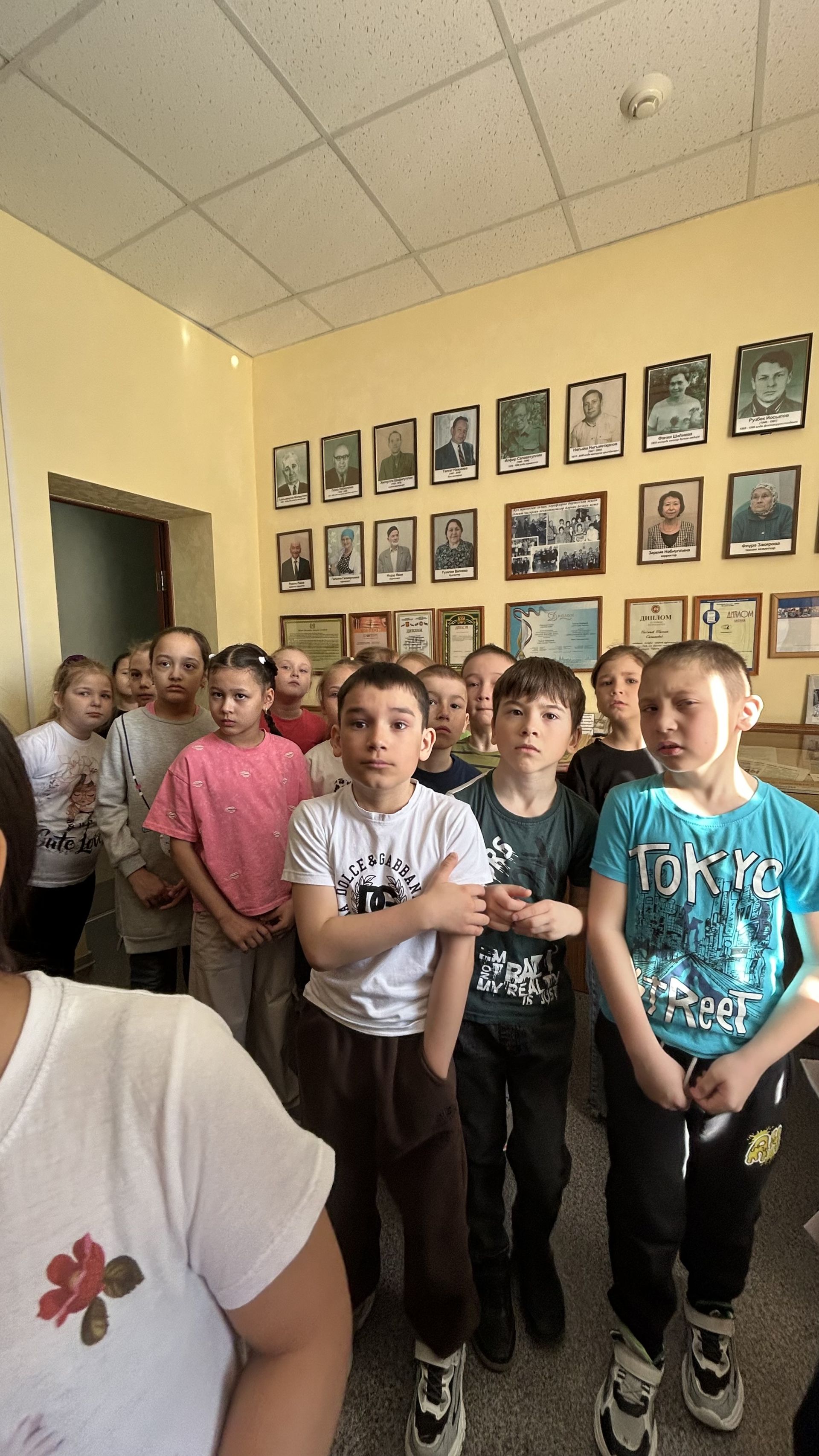 Ш.З.Зиннуров исемендәге Сатыш урта мәктәбе укучылары «Саба таңнары» редакциясендә экскурсиядә булдылар