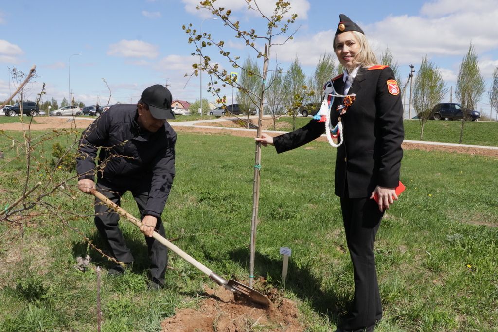Тантана  агач утырту белән төгәлләнде
