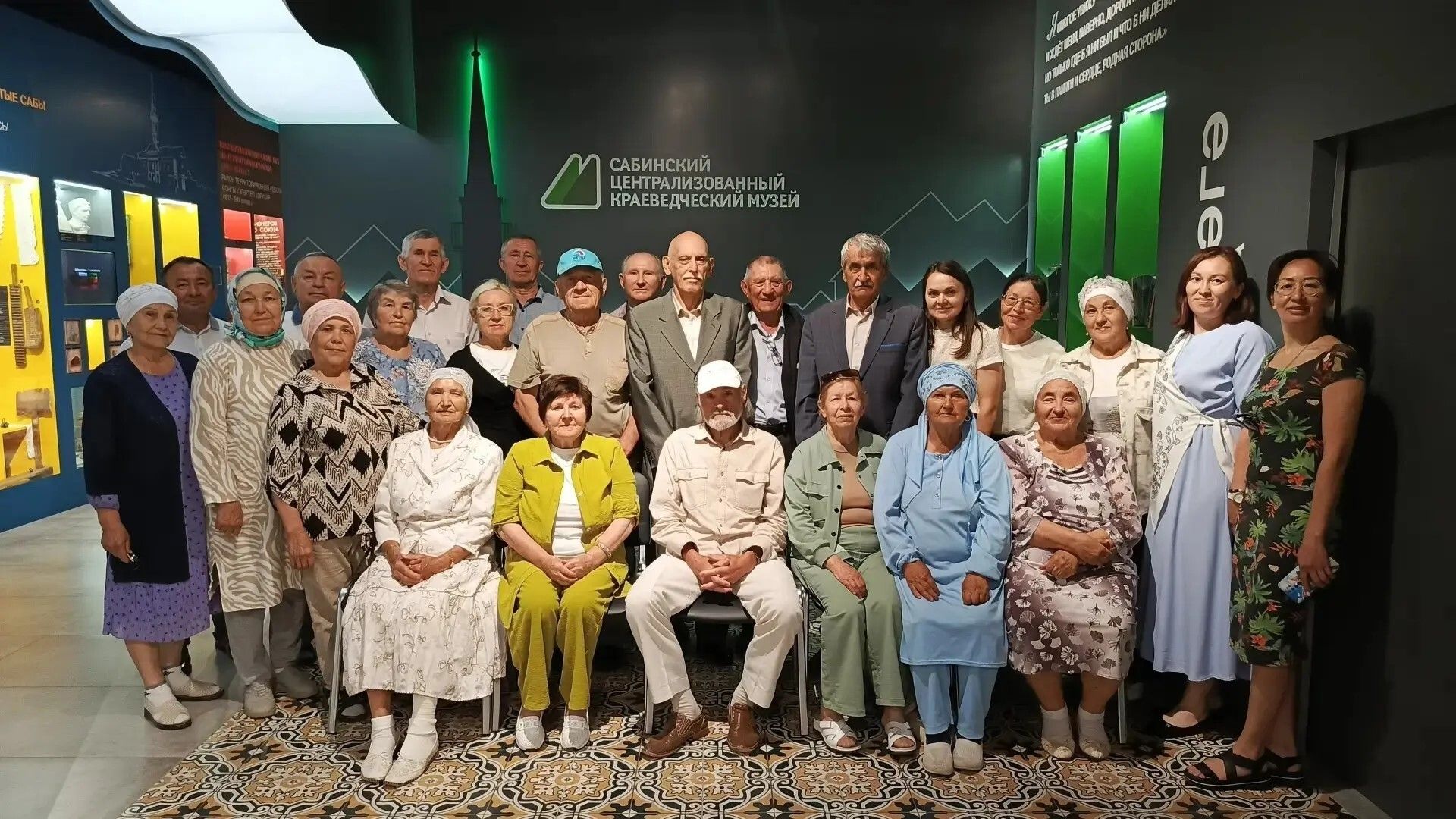Саба туган якны өйрәнү музеенда  «Мирас» клубына йөрүчеләр якташыбыз  Кадим Җәмитов белән очрашты