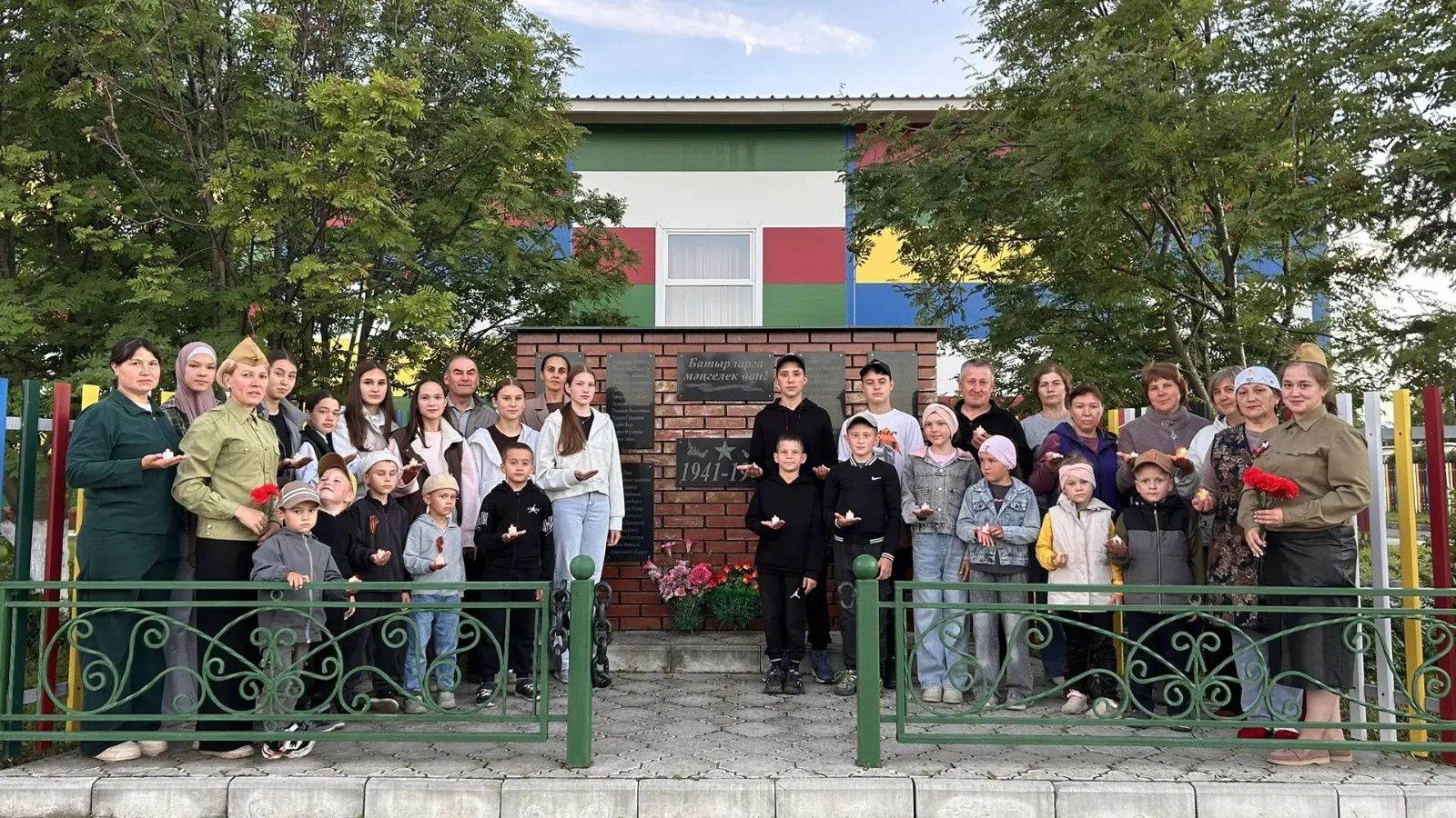 Югары Симет авыл җирлегендә “Хәтер шәме” акциясе узды