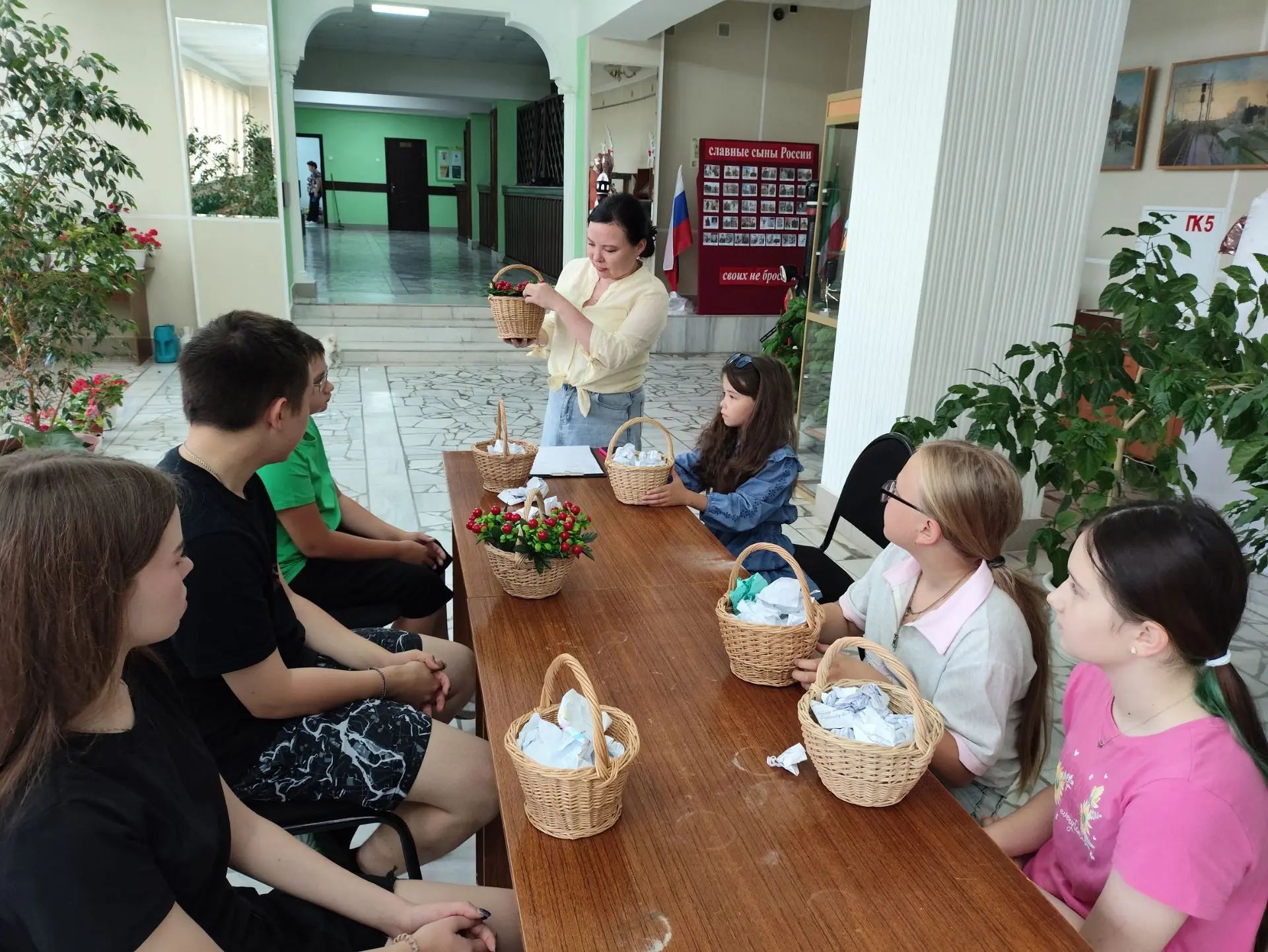 «Хыяллар һәм өметләр кәрзине»: Шәмәрдән мәдәният йортында балалар өчен мастер-класс үтте