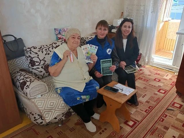 Сабада өлкәннәр өчен  юлларда куркынычсызлык кагыйдәләрен искә төшерделәр