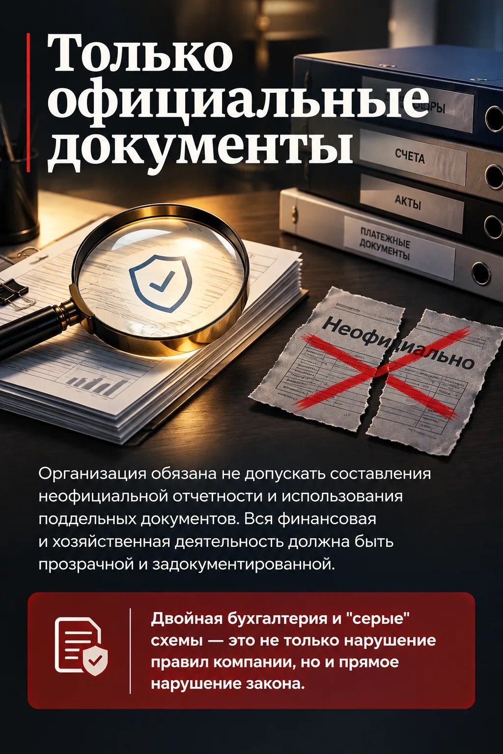 ОСНОВНЫЕ ОБЯЗАННОСТИ ОРГАНИЗАЦИИ В СФЕРЕ ПРОТИВОДЕЙСТВИЯ КОРРУПЦИИ
