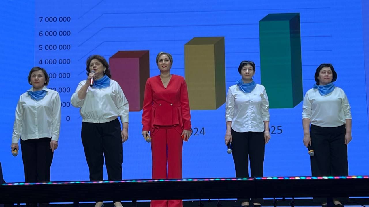 Халыкара хатын-кызлар көне уңаеннан район мәдәният йортында узган бәйрәм чарасыннан фоторепортаж
