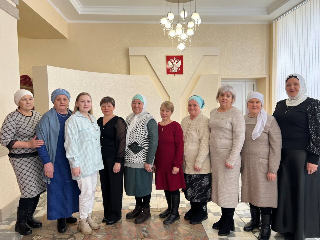 Халыкара хатын-кызлар көне уңаеннан район мәдәният йортында узган бәйрәм чарасыннан фоторепортаж
