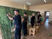 «Саба-Арена» спорт мәктәбе коллективы махсус хәрби операция өчен маскировка челтәрләре үрде
