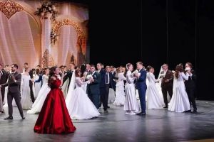 Камал театрында Бөтенроссия киңәшмәсе кысаларында тантаналы никахлашу чарасы узды
