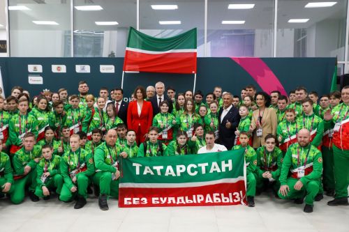 «Казан Экспо» мәйданчыгында Махсус Олимпиаданың Бердәм Уеннарын ачу тантанасы узды