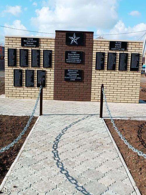 Мамалайда Бөек Ватан сугышында катнашучыларга һәйкәл төзү эшләре төгәлләнде