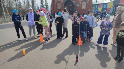 Лесхозда Рамазан гаете көнне балалар өчен бәйрәм оештырылды