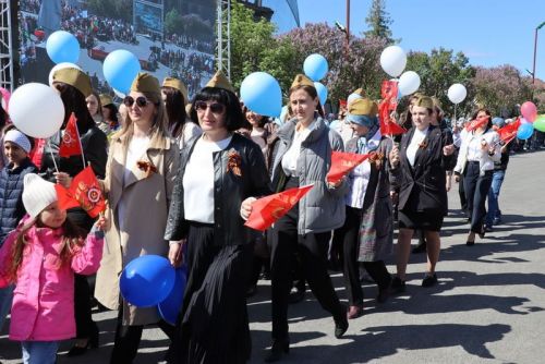 9 Май – Җиңү көнендә  Сабада 5 меңгә якын  кеше  парадка чыкты
