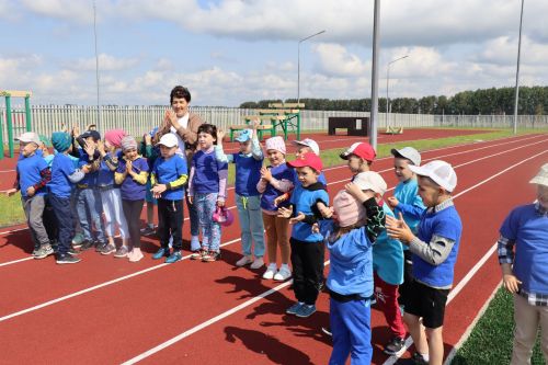 Сабада балалар бакчасында тәрбияләнүче  нәни райондашларыбыз өчен бәйрәм чарасы узды [ фоторепортаж]