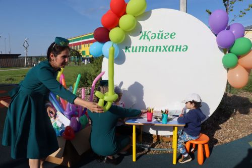 Сабаның «Гаилә паркы»нда балалар күңел ачты  [фоторепортаж]