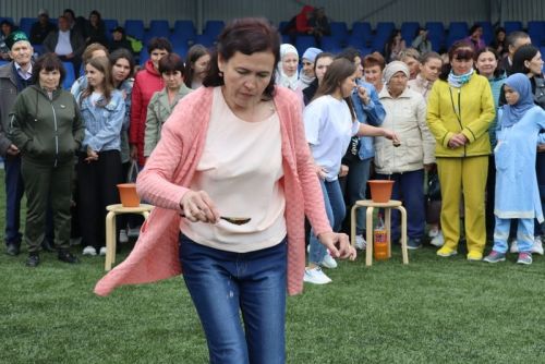 Сабантуйның сабан һәм  җыр бәйгесе батырлары тәкә  алды