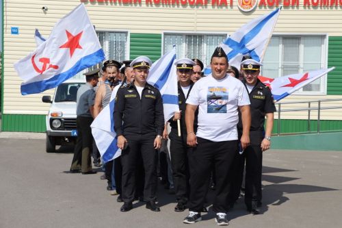 Саба  урамында диңгезчеләр  маршы узды