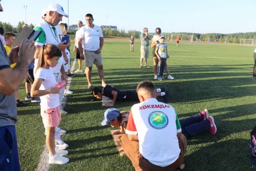 Сабада Физкультурачылар көне уңаеннан  спорт бәйрәме узды