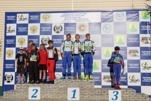 «Аргамак» картодромында  Россия чемпионаты җиңүчеләрен бүләкләү тантанасы узды