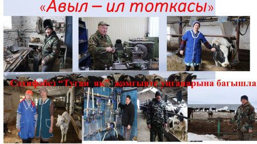 Бергә тарткан  йөк җиңел, эшкә бирелсә   күңел