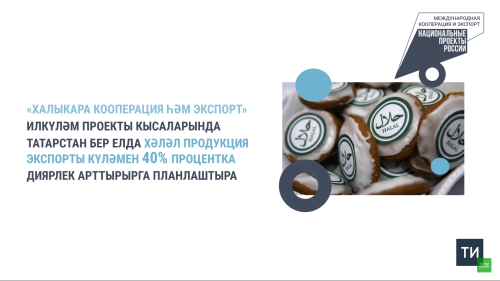 Татарстан бер елда хәләл продукция экспортын 40 процентка арттырырга планлаштыра
