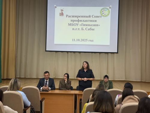 Саба гимназиясендә балигъ булмаганнар арасында хокук бозуларны профилактикалау мәсьәләләре турында сөйләштеләр